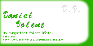 daniel volent business card